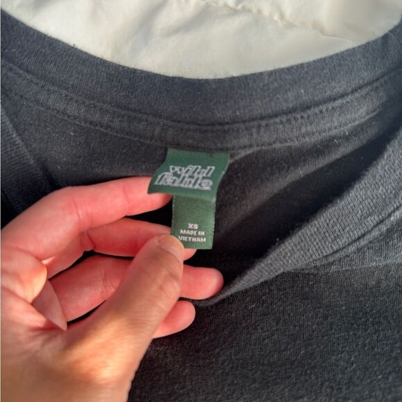 Wild Fable Black Cropped T-Shirt XS - Picture 9 of 9